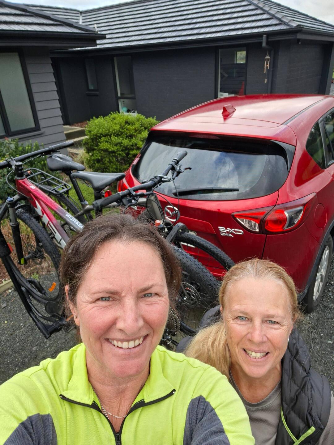 Setting off from Te Kauwhata