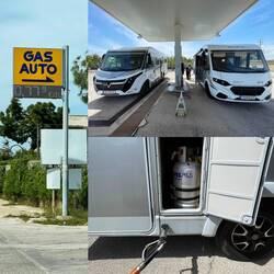 ..aber erst noch Gas u. Diesel tanken ⛽️✅