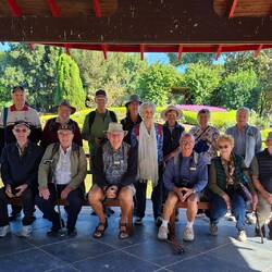 Our group. I'm in the front row, just to the right of centre