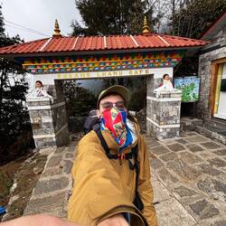 L'entrée au parc national unesco de la région Everest