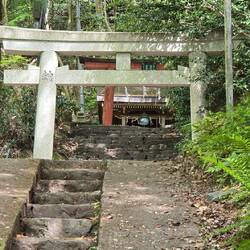 Trail up to the waterfall