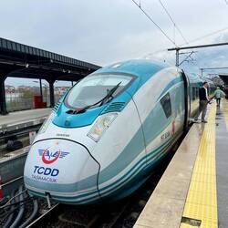 Deutscher "ICE" Zug von Istanbul nach Ankara