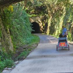 Einfahrt zum Tunnel