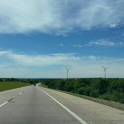 In Oklahoma, on Interstate 35