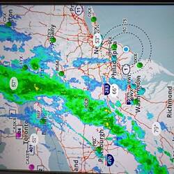 The storm bearing down on me