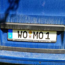 Cooles Nummernschild