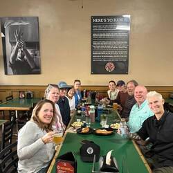 And then I asked one of the waitresses to take our photo.