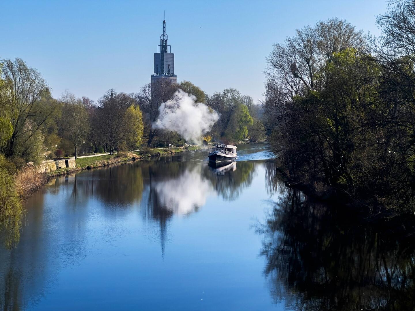 Dampfschiff auf der Havel