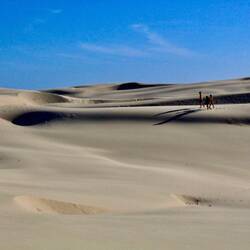 Beautiful sand dune patterns in all directions