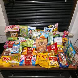Ob wir es etwas übertrieben haben mit den Snacks?