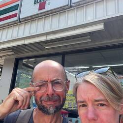 Emotional at the thought of this being our last 7-11. Sad but true. None in Laos.