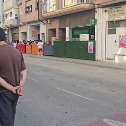 You see no young men at this part of the run.