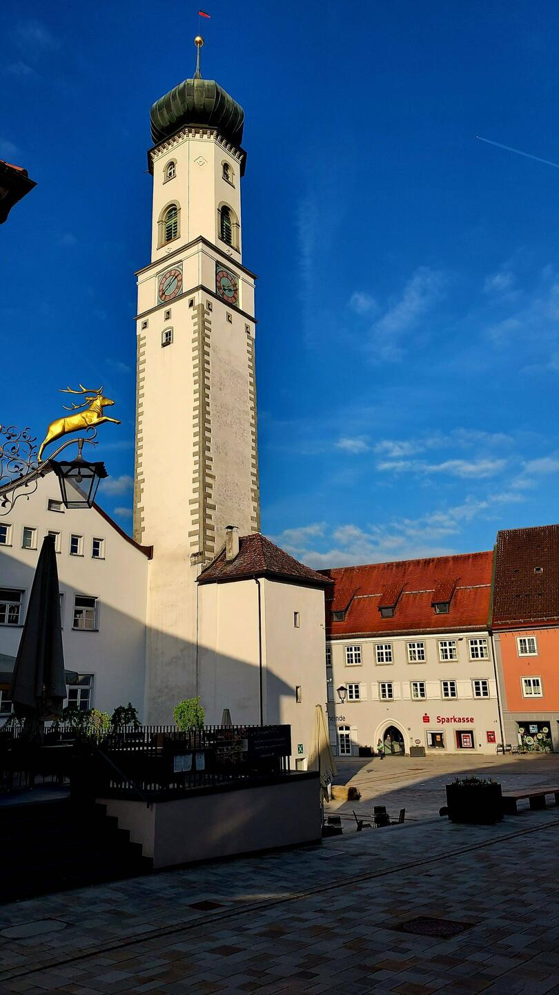 Morgens um 8 Uhr in Isny im Allgäu