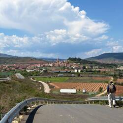 Navarrete in sight - huge church