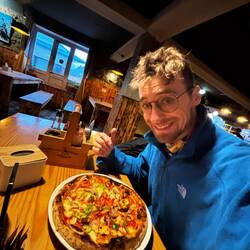 Pizza au feu de bois pour récupérer (toutes les excuses sont bonnes)