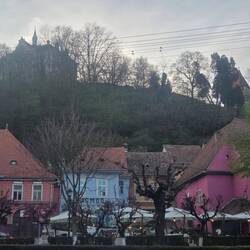 Sighisoara at dusk