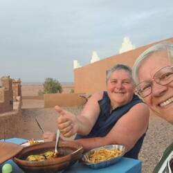 ... schmeckt va auf der super Bodenterrasse des Camping