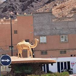 Ausgangskreisel, Richtung Sahara