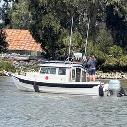 Serenity coming up to the Duck Club channel