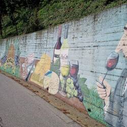 Strassenkunst in Novello