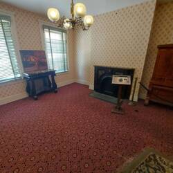 Warteraum wo Lincolns Frau gewartet hat (im Haus gegenüber des Theaters).