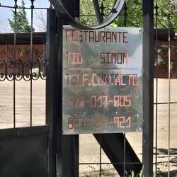 Uncle Simon's Restaurant just outside of town was not open