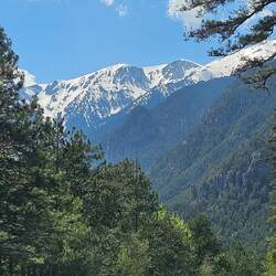 Schöner Blick auf den Olymp