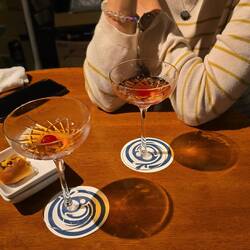 After dinner Manhattans