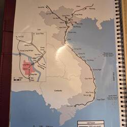 Die Vietnamesische Eisenbahn fährt hauptsächlich auf der Meterspur