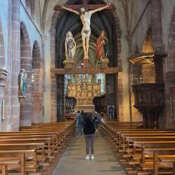 In der »Église Sainte-Croix«.