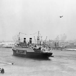1940: Passagierschiff S.S. Washington, der Beginn einer regelmäßigen Verbindung