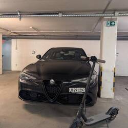 Den scooter haben wir näturlich auch dabei
