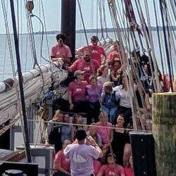 Students upon returning from 12 days at sea