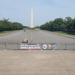 Die Mall (Reflektion Pool natürlich ohne Wasser).