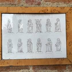 Key to the door carvings