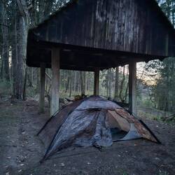 Nachtlager bei Hütte 34