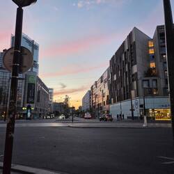 Rechts unser Hotel