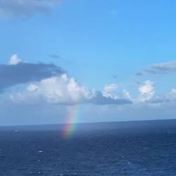 ... und hinterlässt einen Regenbogenteil 😊