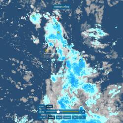 riesige Gewitterwolke