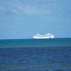 Weiter Weg zum Schiff