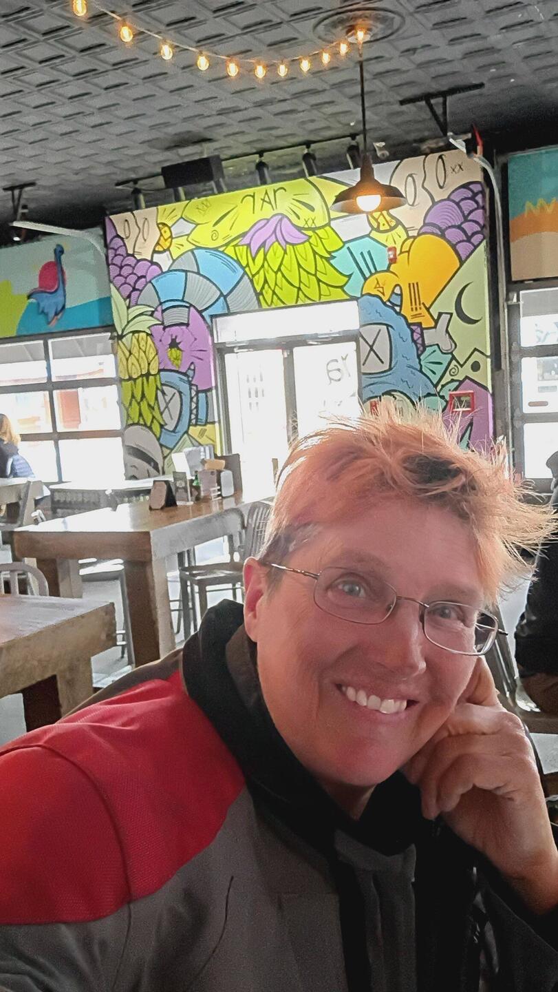 Look how I happy I was at lunch