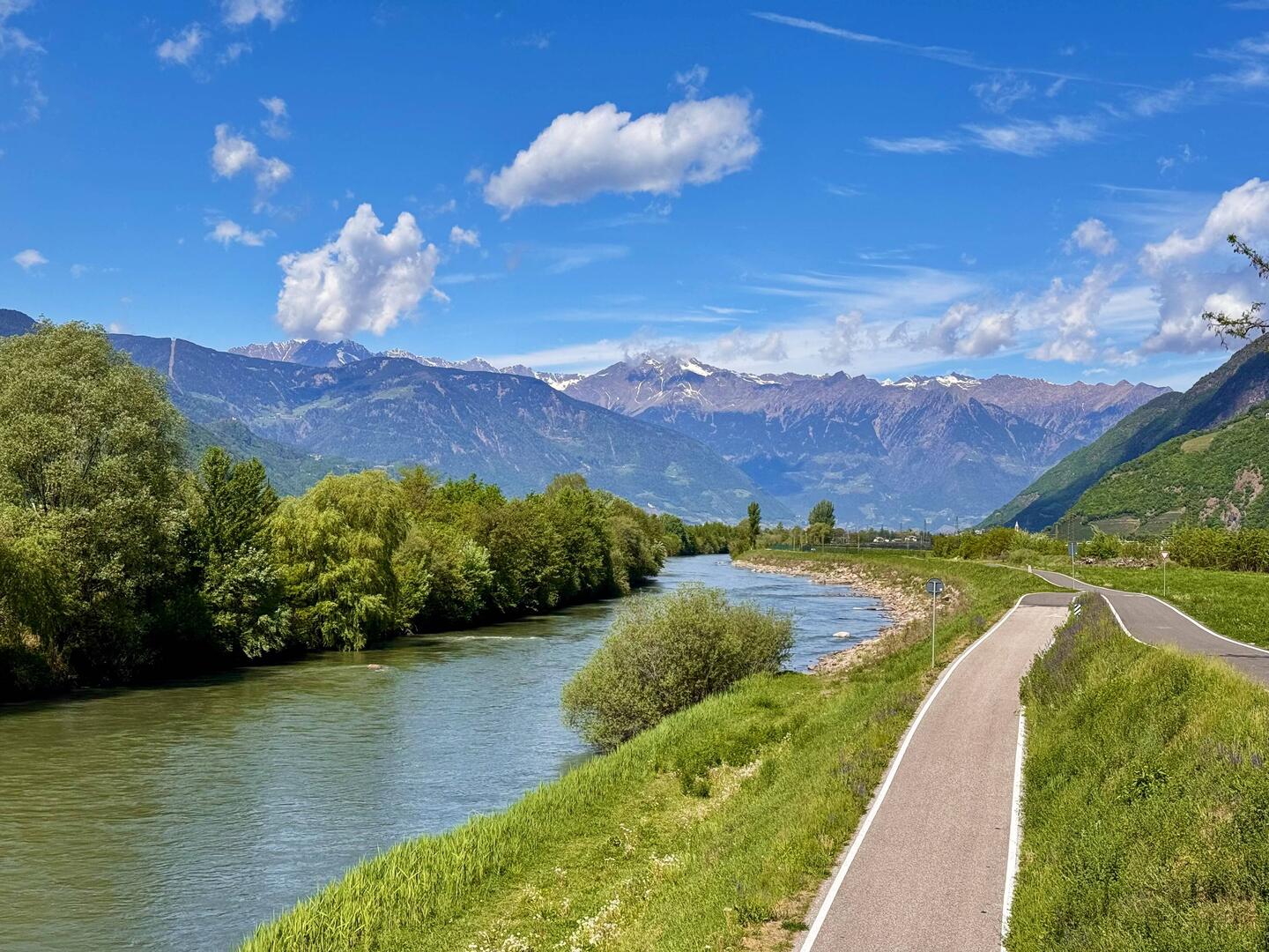 Genussradeln auf dem Etschtalradweg