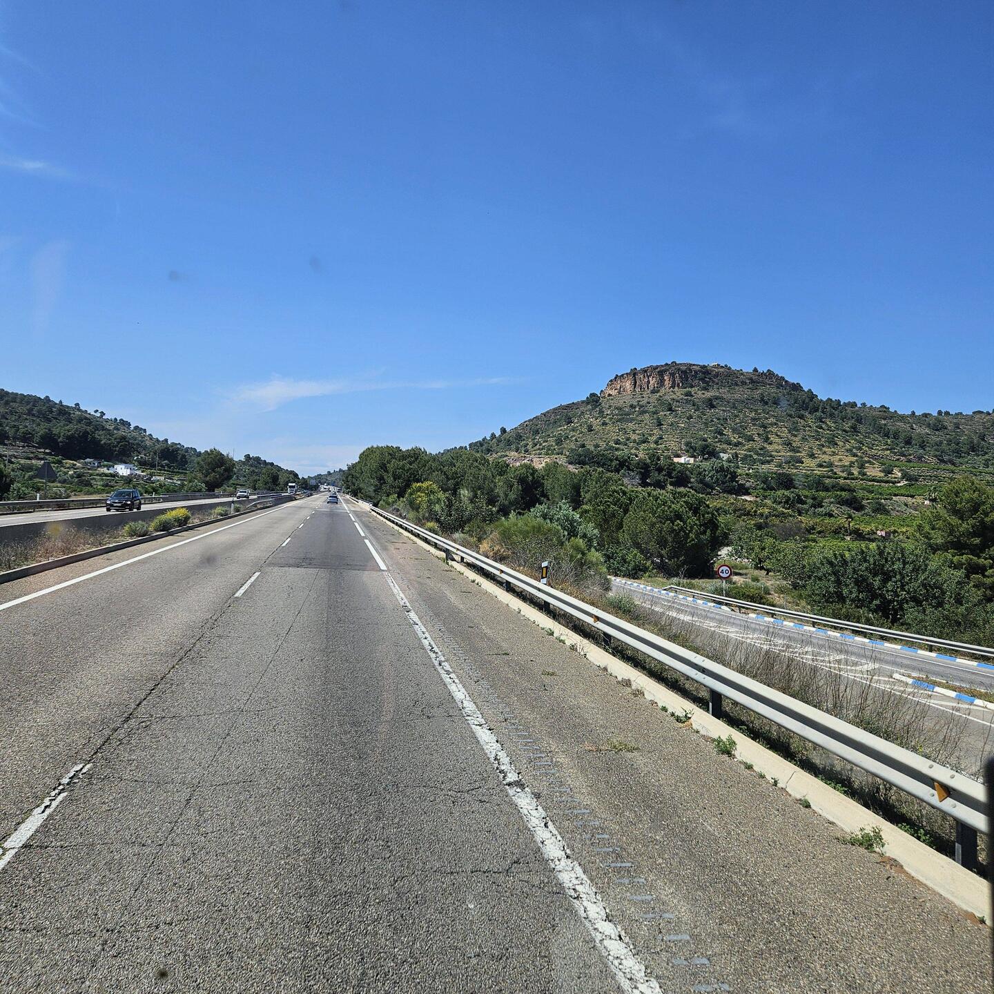 Fahrt Richtung Saragossa