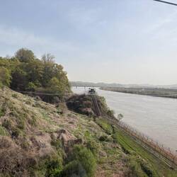 Ein Wachhaus in der DMZ, noch nicht am Grenzfluss. Dort darf man nicht fotografieren.