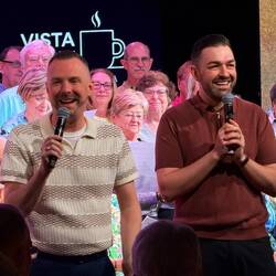 Here we are getting ready to SING OUT LOUD!