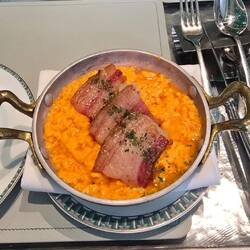 Scrambled eggs with bacon... weakest link