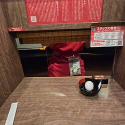 I handed my order to her