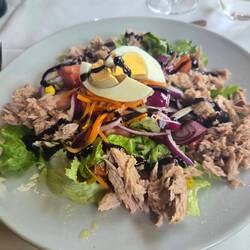 My lunch salad. A meal on its own!