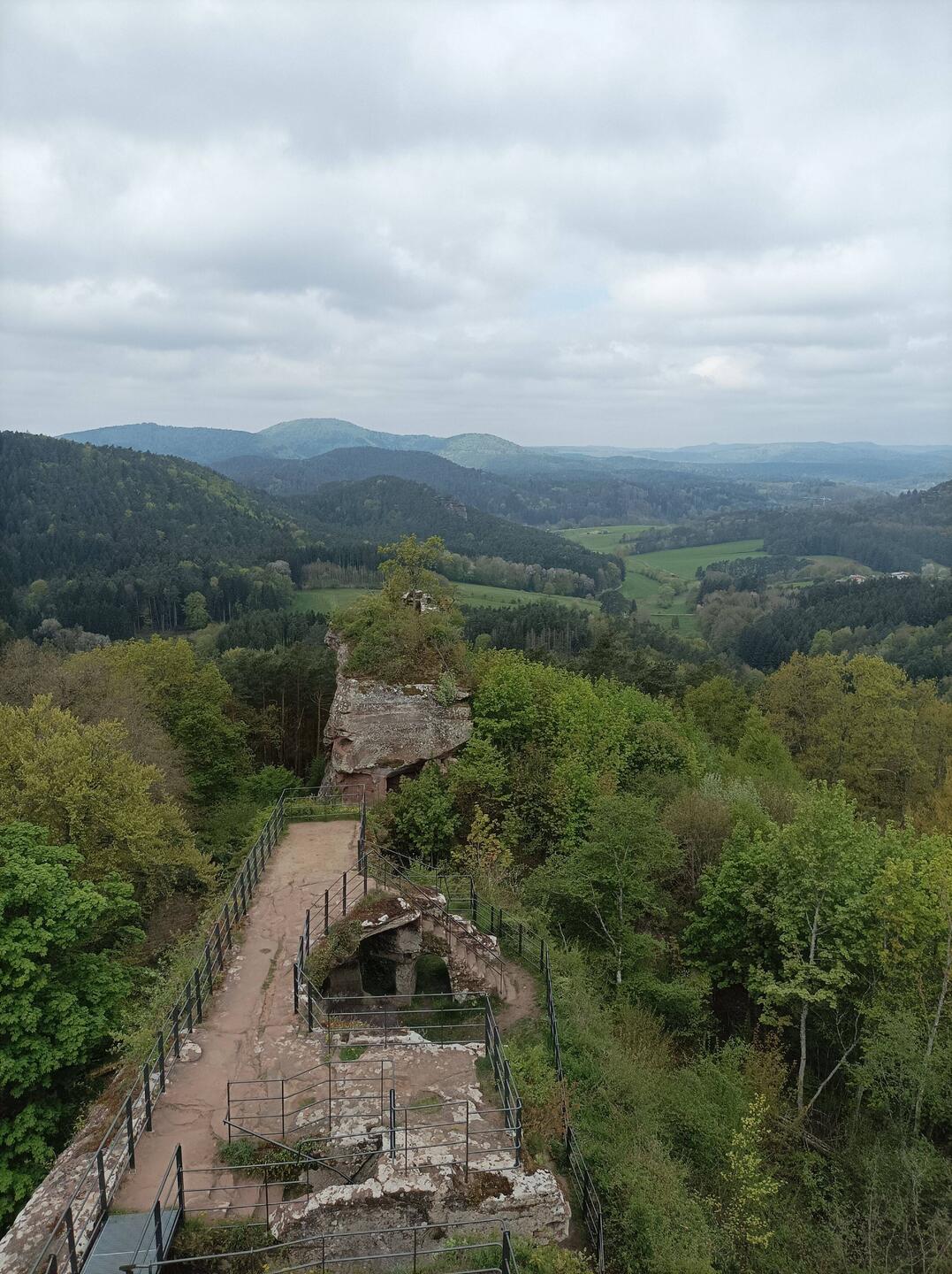 Depuis le haut du Drachenfels