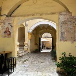 Der einzige zugängliche Innenhof